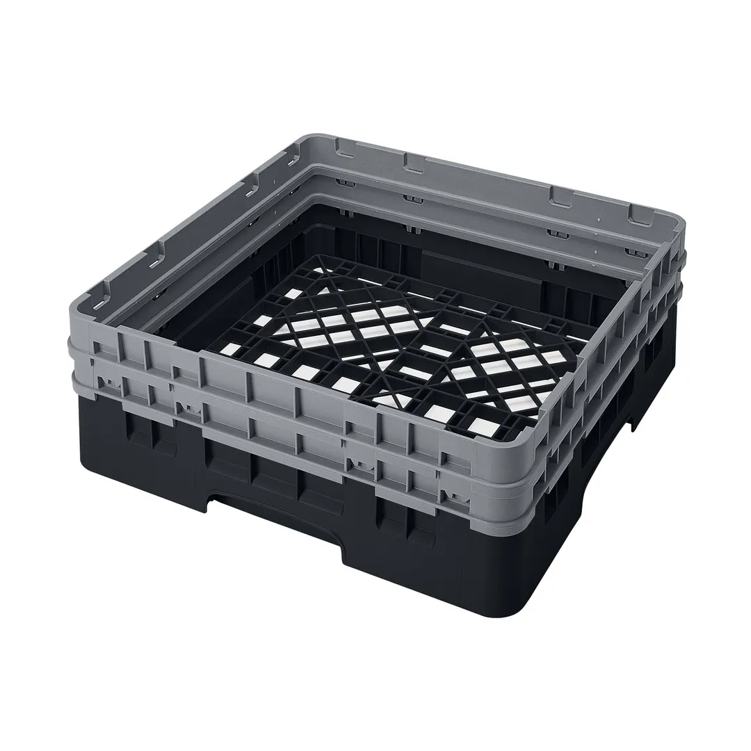 Cambro BR578110 Camrack Base Rack, Full Size, Black, Polypropylene, 19-3/4 x 19-3/4, 6-1/2 Inside Rack Height, NSF Certified