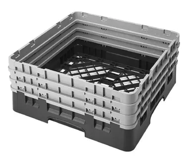 Cambro BR712416 Camrack Base Rack, Full Size, Cranberry Red, Polypropylene, 19-3/4" x 19-3/4", 8-1/8" Inside Rack Height