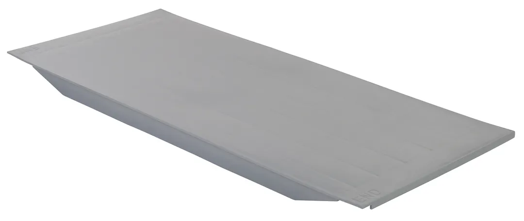 Cambro CBSP2411S151 Camshelving Basics Plus Shelf Plate, 24''W x 11''D, Solid Polypropylene, Gray, NSF Listed, Camguard Antimicrobial Protection