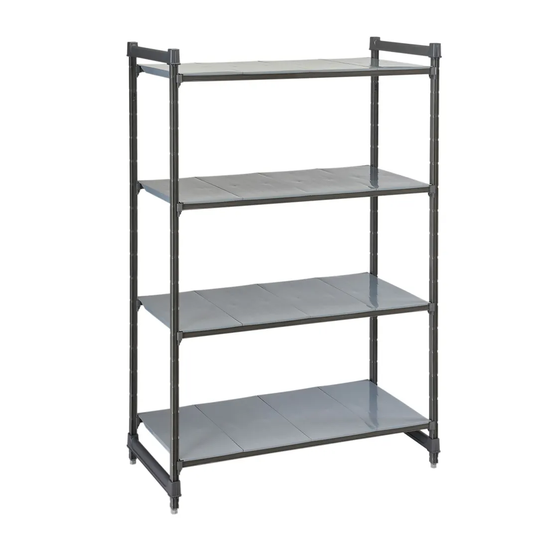 Cambro CBU213072S4580 Camshelving® Basics Plus 4-Shelf Stationary Starter Unit - 21" x 30" x 72"