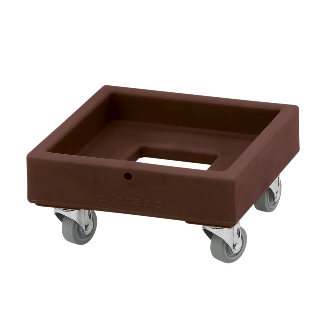 Cambro CD1313131 Dark Brown Camdolly Milk Crate Dolly w/ 250 lb Capacity