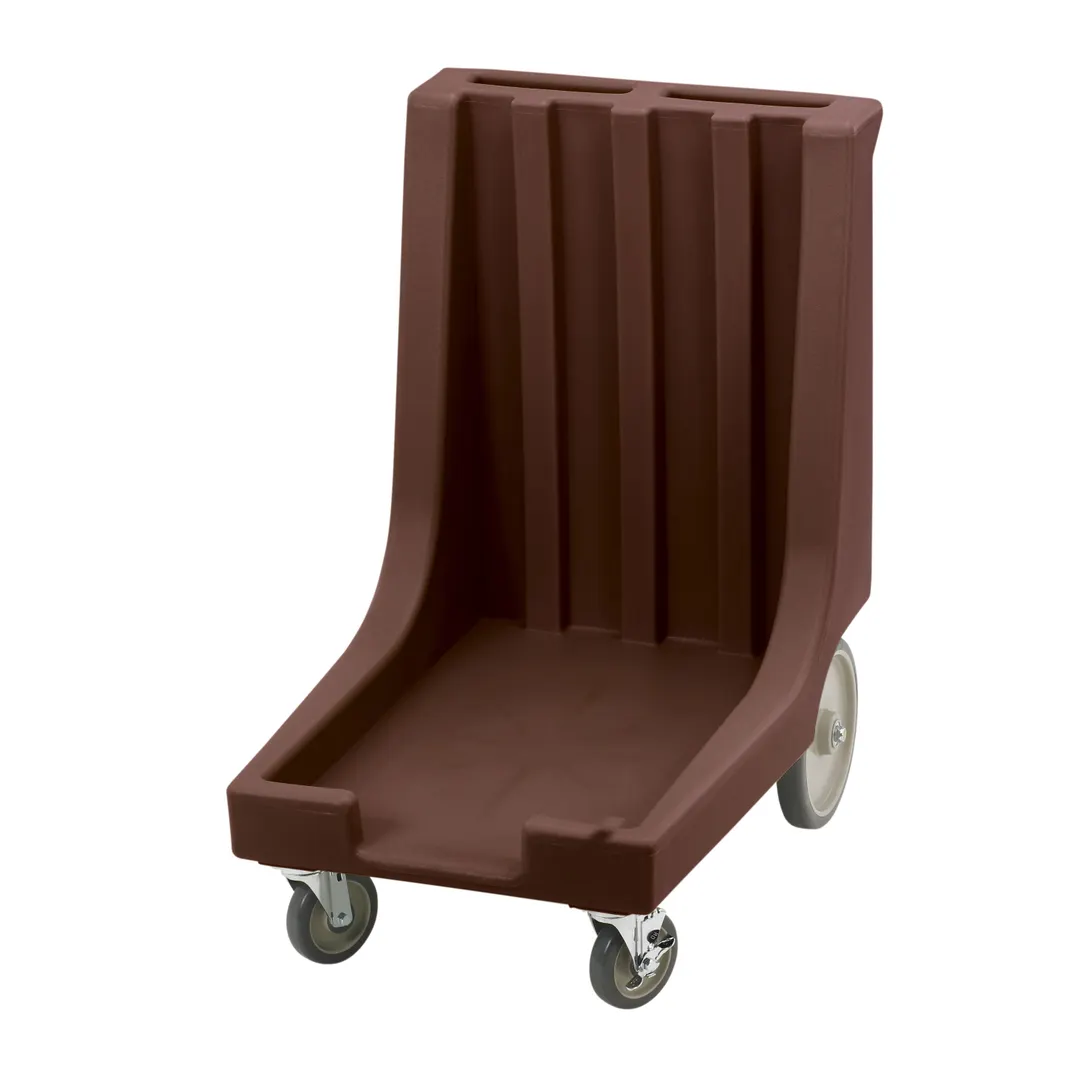 Cambro CD1826HB131 Dark Brown Camdolly for Trays Pans w/ Handle and 300 lb Capacity