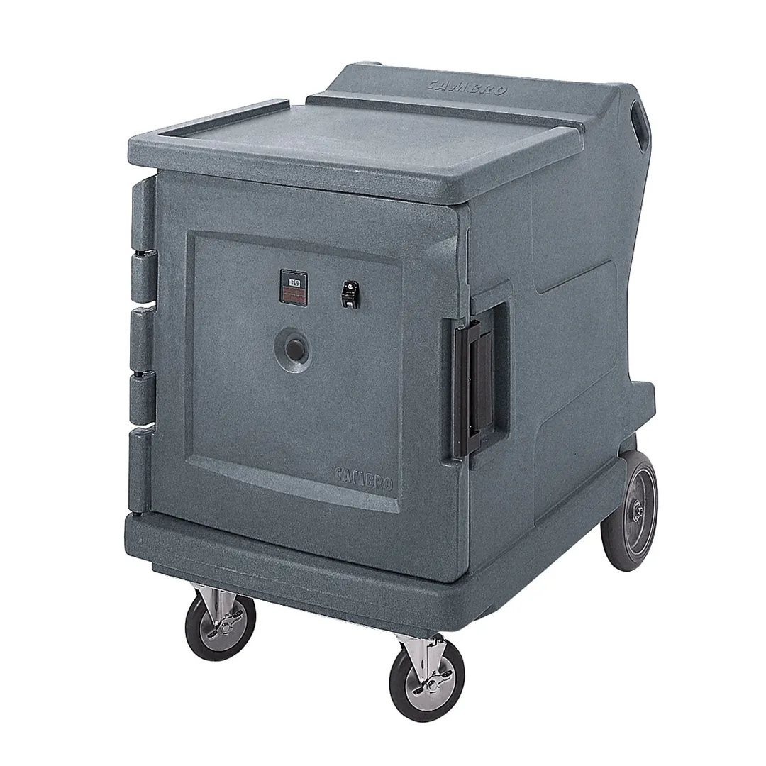 Cambro CMBH1826LF191 1-Section Heated Holding Cabinet, 1-Door, Solid Door, Holds 11x18"x26" Pans, Granite Gray, 110V