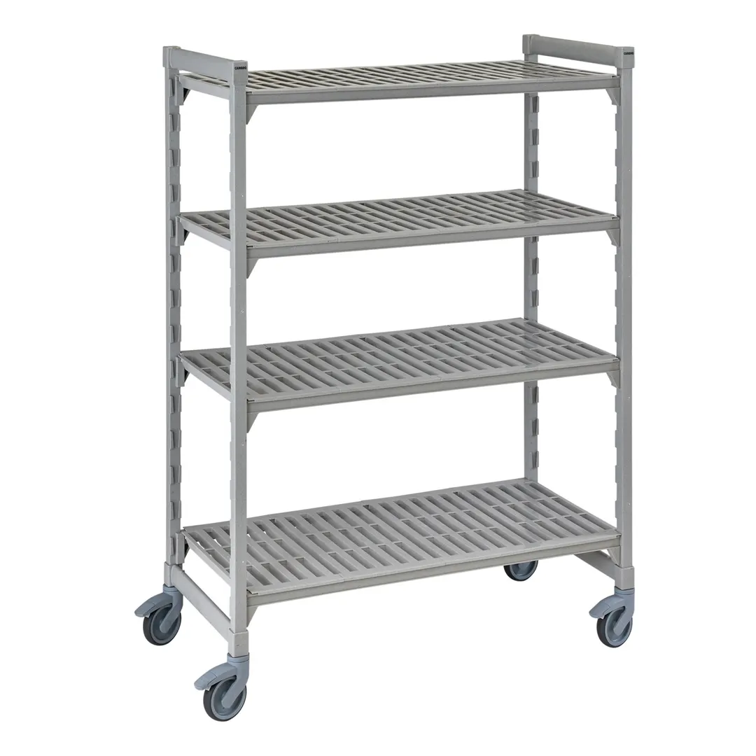 Cambro CPMU244867V4480 Camshelving® Premium 4-Shelf Vented Mobile Starter Unit - 24" x 48" x 67"