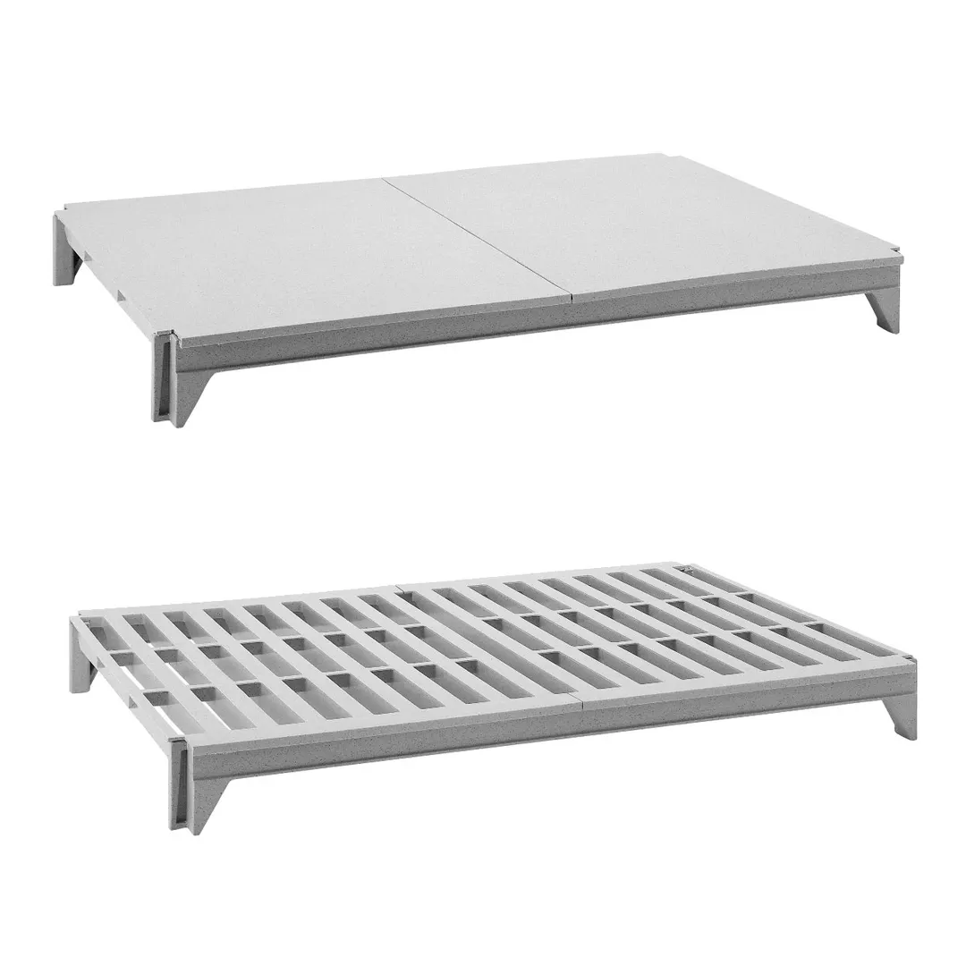Cambro CPSK2430VS5480 Camshelving Premium Shelf Plate Kit w/ 4 Vented Shelves and 1 Solid Shelf - 24"W x 30"L