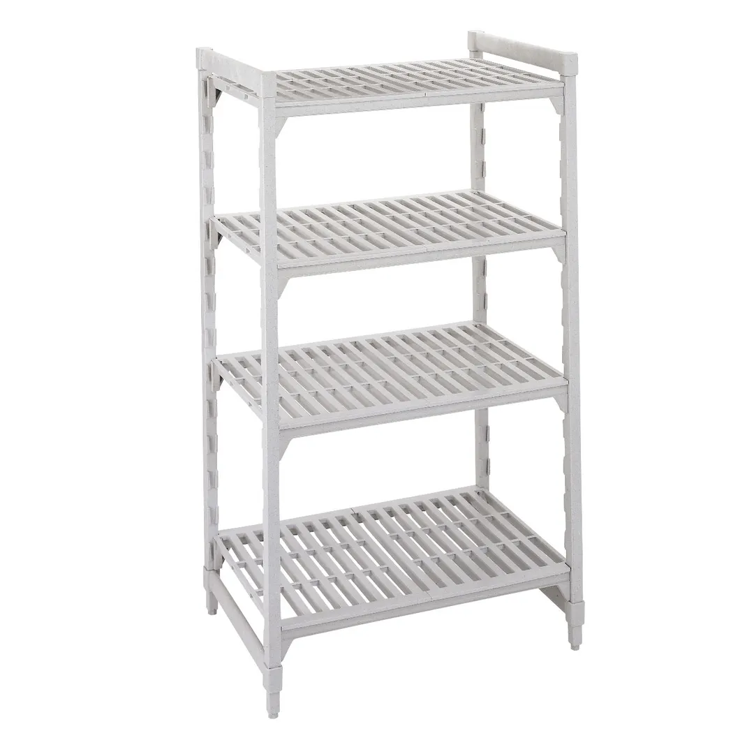 Cambro CPU216072V4480 Camshelving® Premium Vented 4-Shelf Starter Shelving Unit - 21" x 60" x 72"