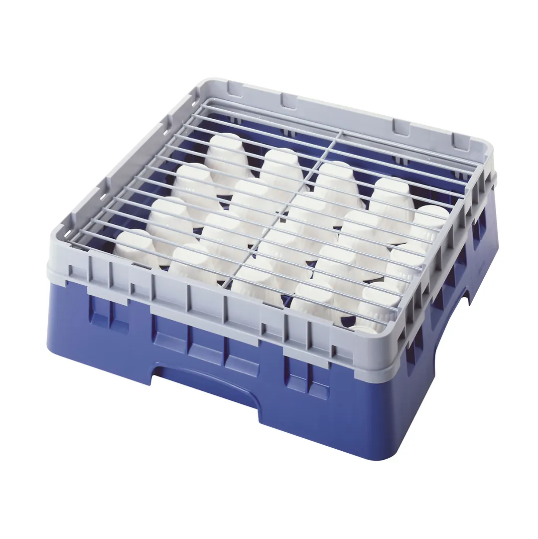 Cambro CRPHDG2878 Camrack Hold Down Grid, Fits Full Size Rack, Vinyl Coated Steel, Gray