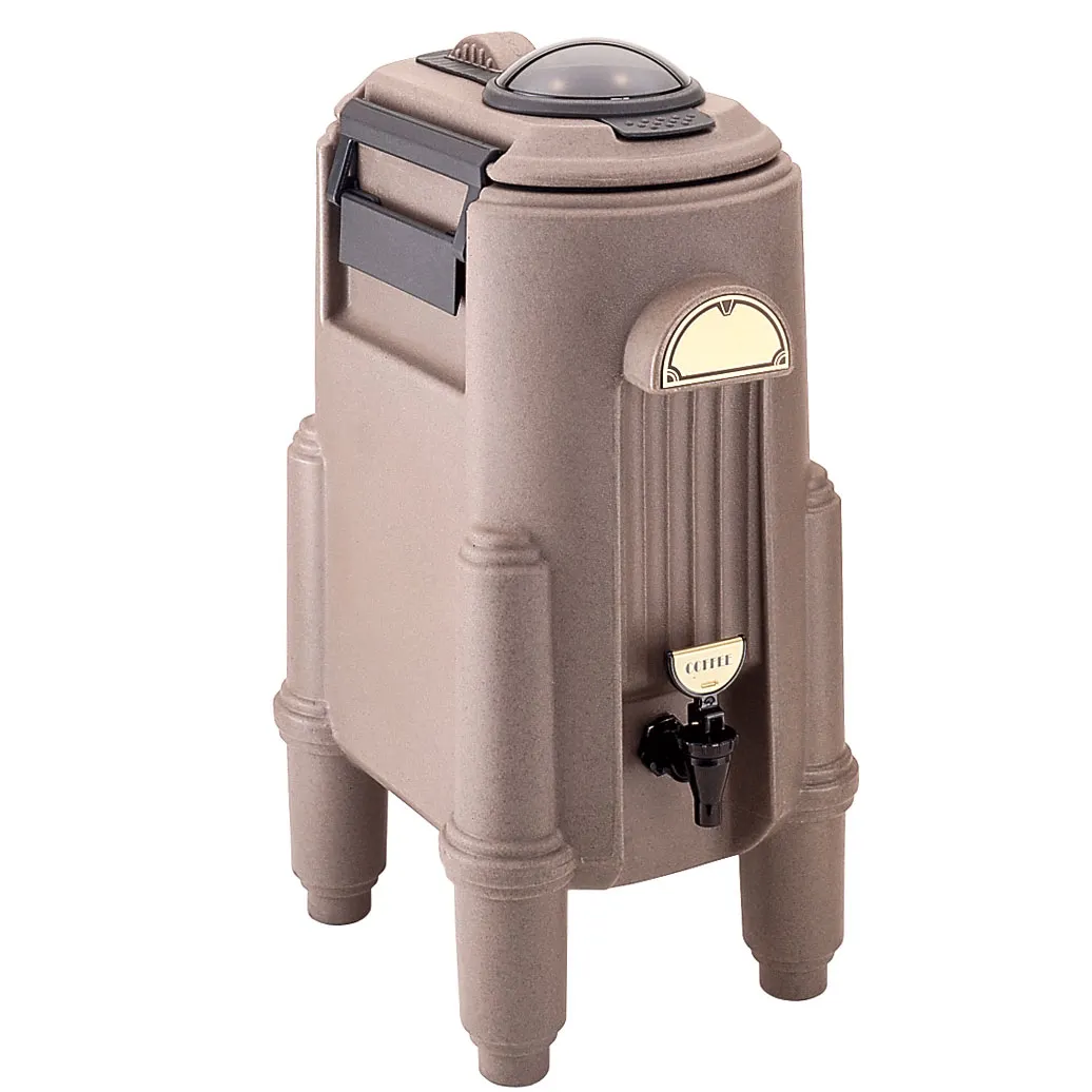 Cambro CSR5417 Camserver 5gal Insulated Dispenser, 13"W x 18"D x 28"H, Taupe Plastic, NSF