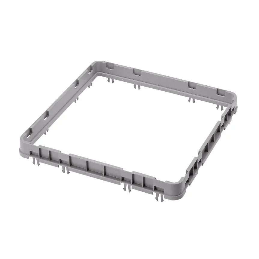 Cambro E3151 Open Extender Rack, Full Size, Soft Gray, 19-5/8" x 19-5/8" x 2", Adds 1-5/8" Height for Camracks