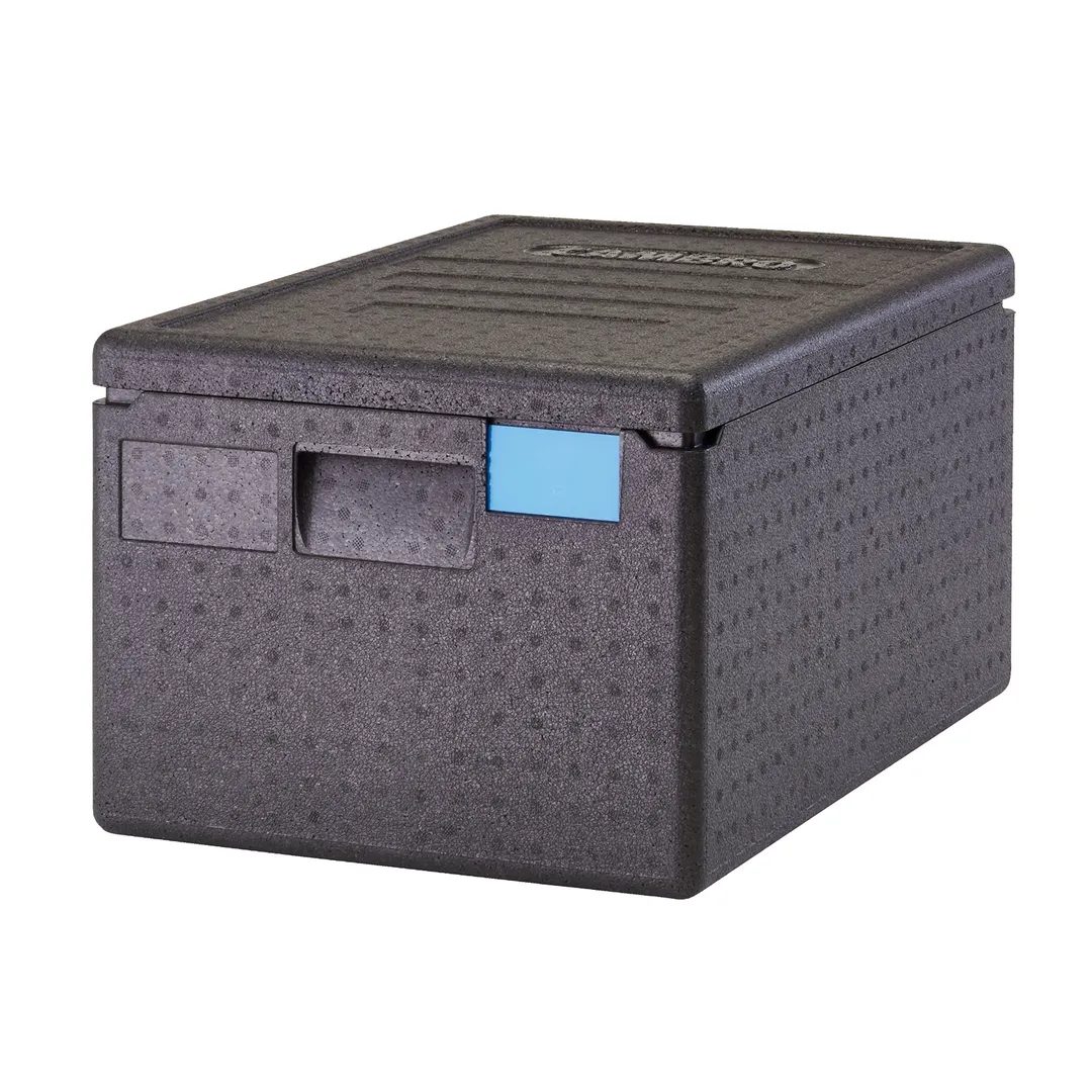 Cambro EPP180110 Cam GoBox Insulated Food Pan Carrier, 48.6 Qt., Top Load, Black, EPP, 100% Recyclable