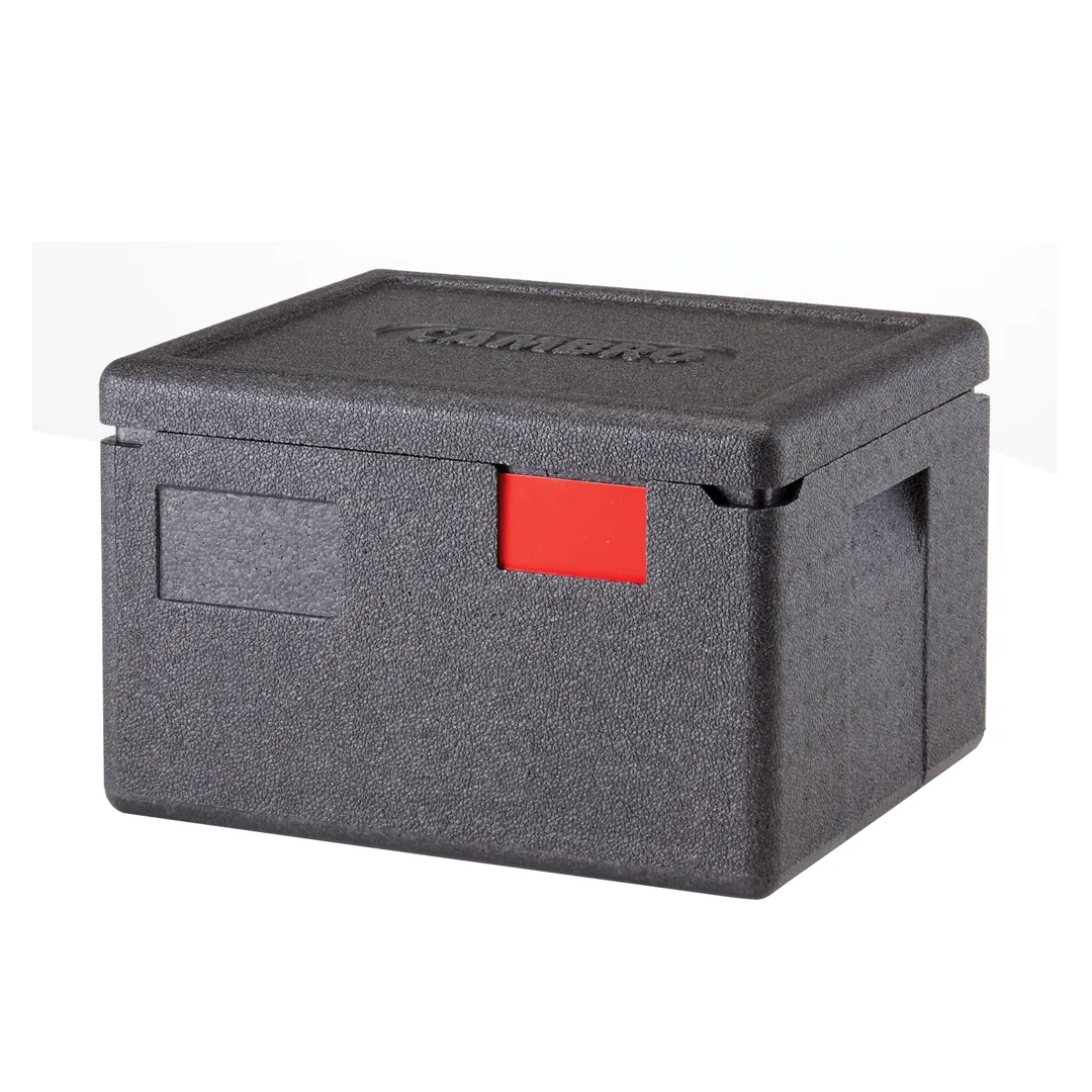 Cambro EPP260SW110 Cam GoBox Insulated Food Pan Carrier, 17.9 Qt., Top Load, Black, Polypropylene, 100% Recyclable