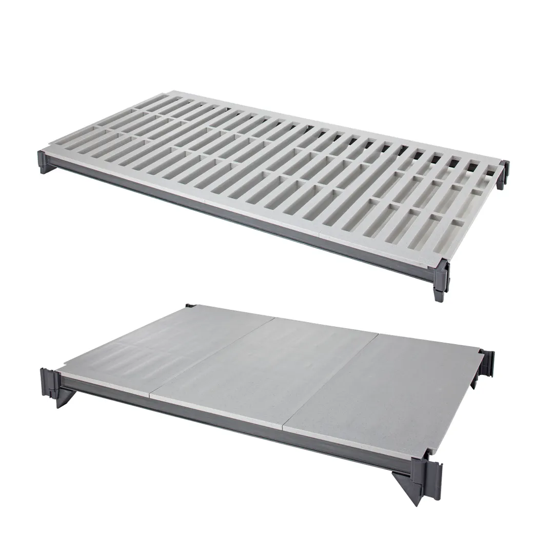 Cambro EXSK2142VS5480 Camshelving Elements Louvered/Solid Shelf Plate Kit - 21"W X 42"L