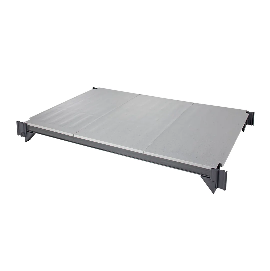 Cambro EXSK2448S4480 Camshelving® Elements Solid 4-Shelf Plate Kit - 24"W X 48"L
