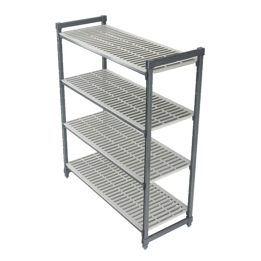 Cambro EXU213084V4480 Camshelving® Elements 4 Shelf Vented Stationary Starter Unit - 21" x 30" x 84"