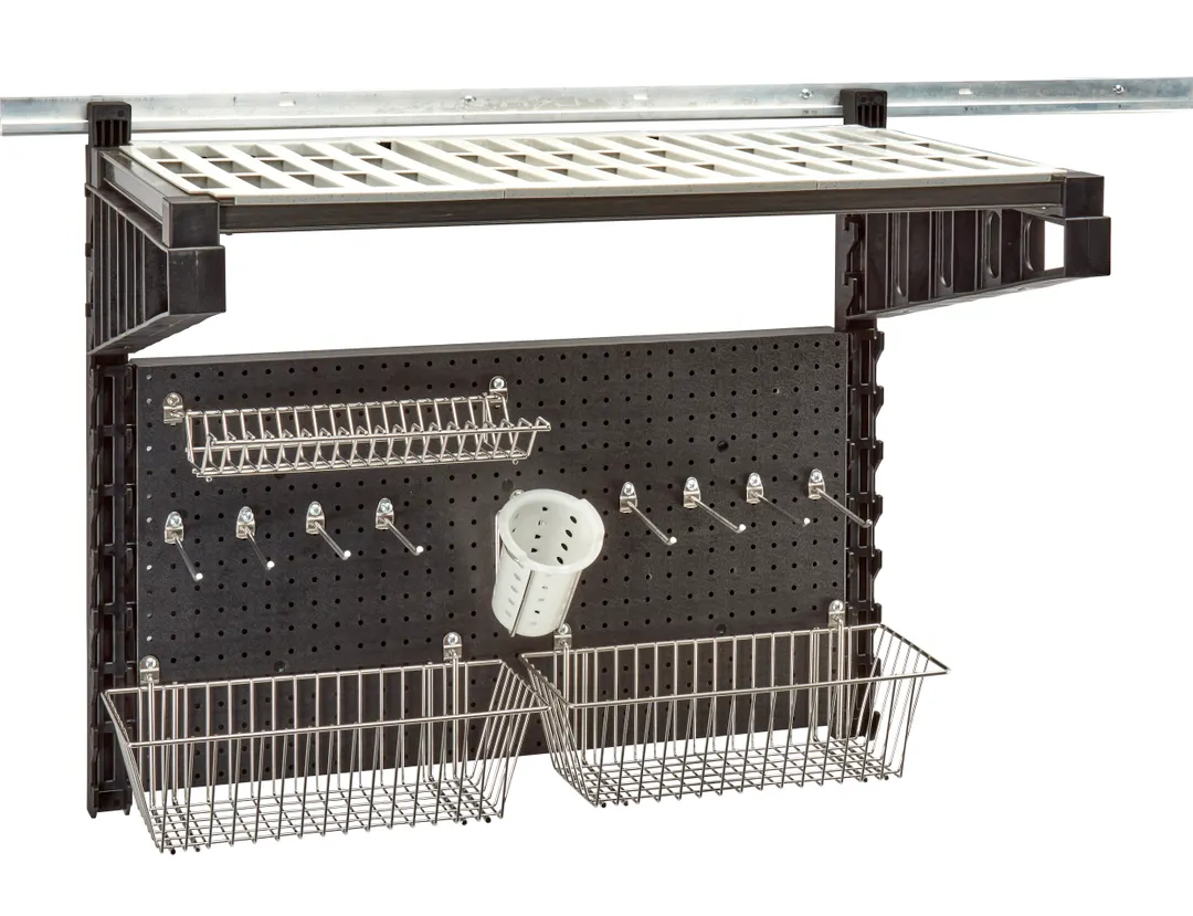 Cambro EWSA36PREP110 Camshelving® Elevation Series Wall Shelving Prep Station Add-On Kit - 18" x 36"