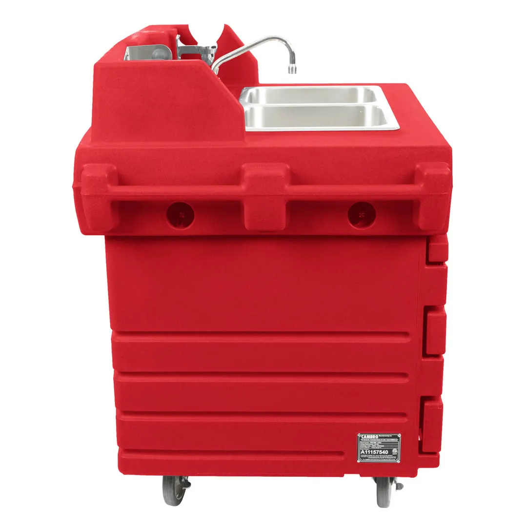 Cambro KSC402158 Camkiosk® Hand Sink Cart, with 2 Compartment Sink