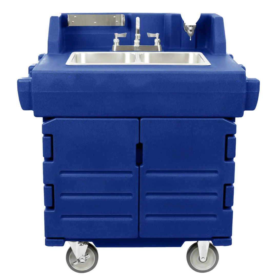Cambro KSC402186 Camkiosk® Hand Sink Cart, with 2 Compartment Sink