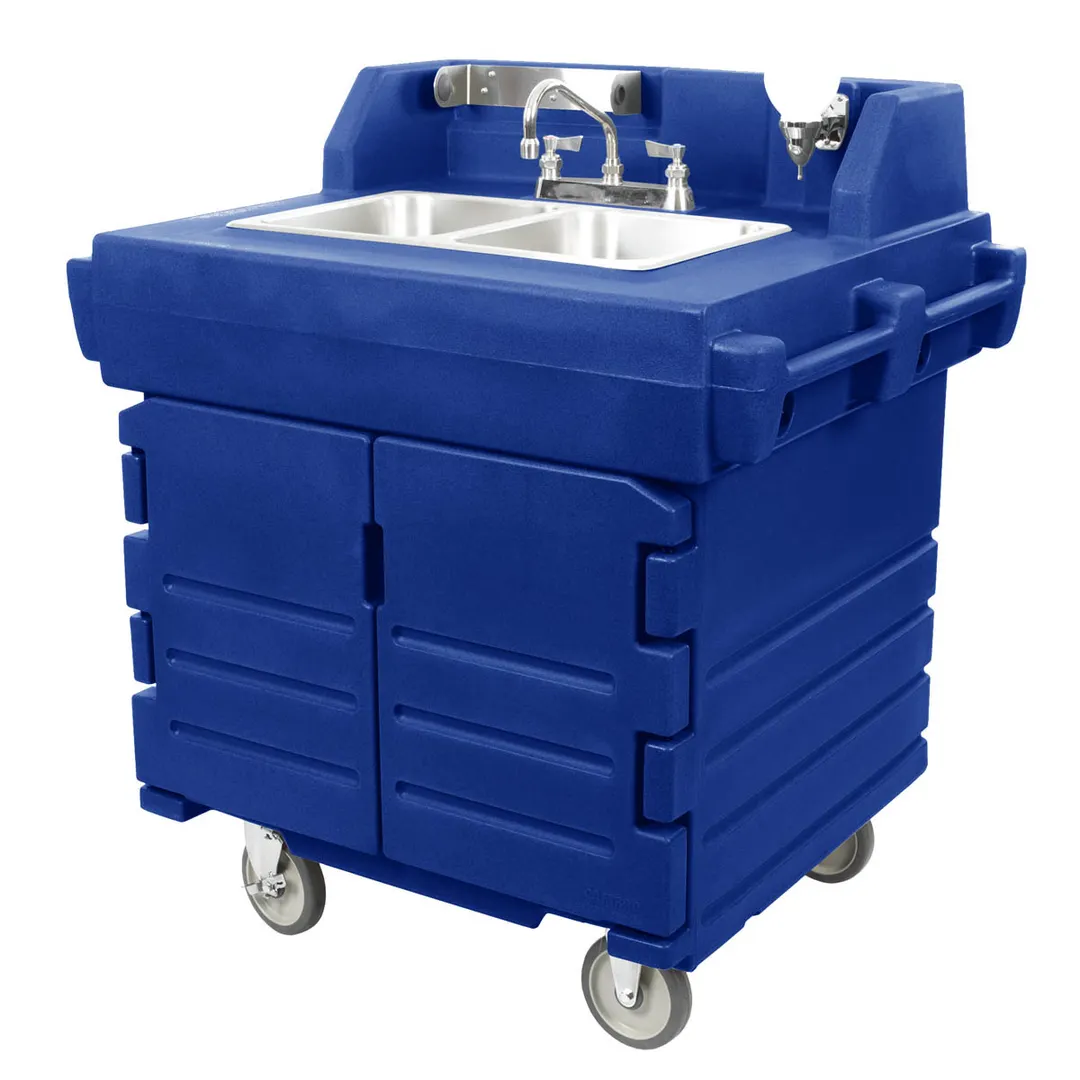 Cambro KSC402186 Camkiosk® Hand Sink Cart, with 2 Compartment Sink