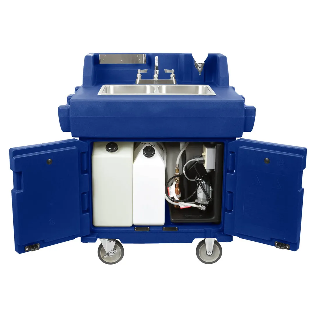 Cambro KSC402186 Camkiosk® Hand Sink Cart, with 2 Compartment Sink
