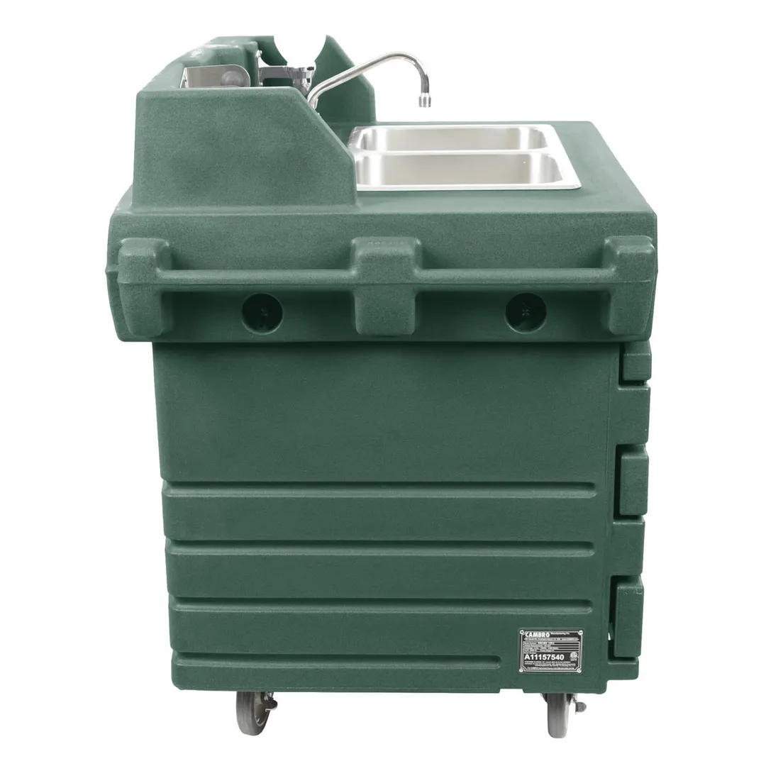 Cambro KSC402192 Camkiosk® Hand Sink Cart, with 2 Compartment Sink