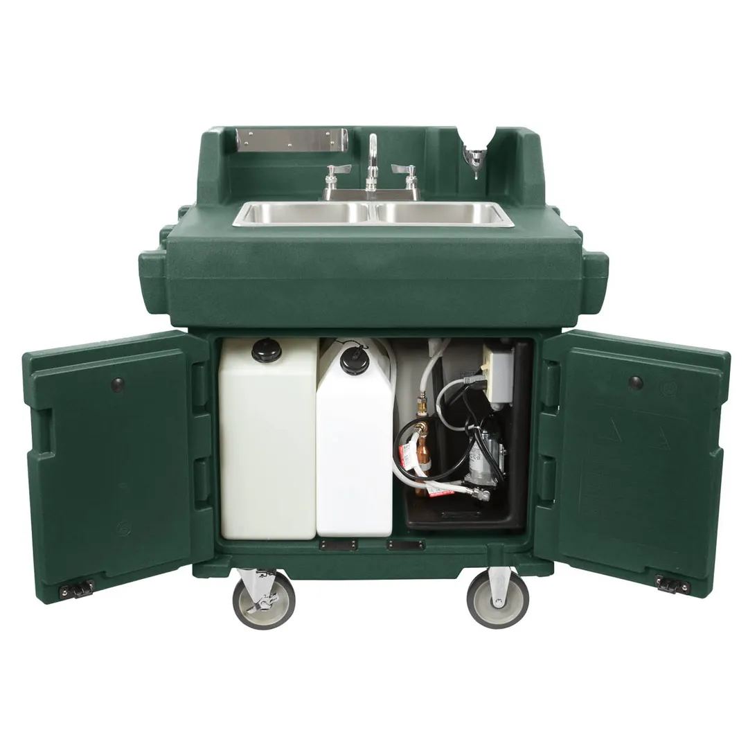 Cambro KSC402192 Camkiosk® Hand Sink Cart, with 2 Compartment Sink