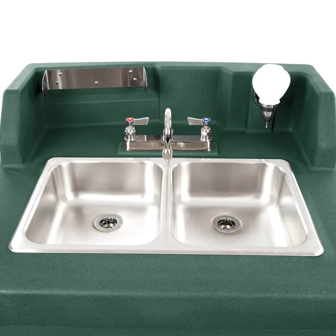 Cambro KSC402192 Camkiosk® Hand Sink Cart, with 2 Compartment Sink