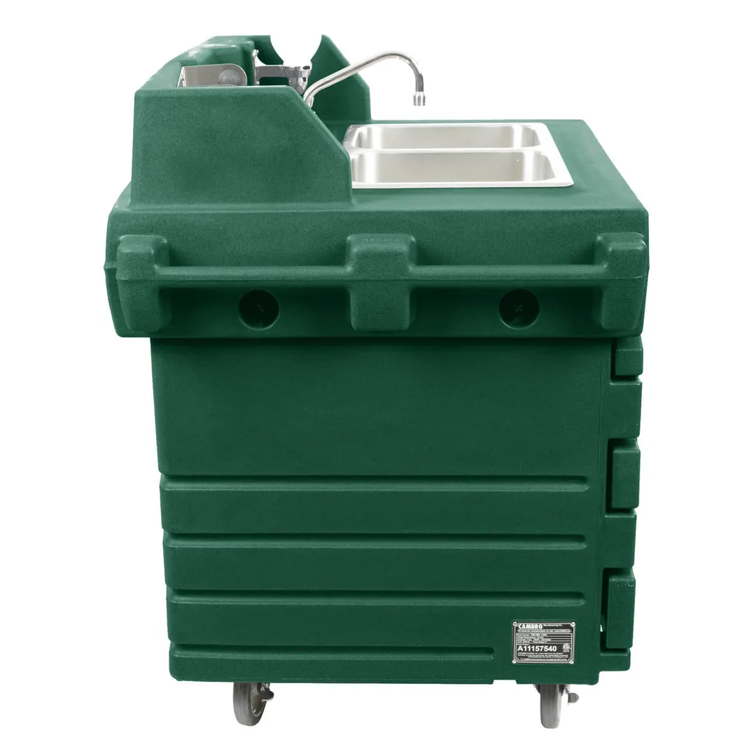 Cambro KSC402519 Camkiosk® Hand Sink Cart, with 2 Compartment Sink
