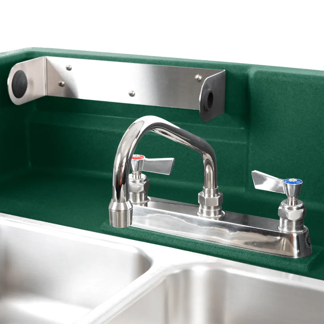 Cambro KSC402519 Camkiosk® Hand Sink Cart, with 2 Compartment Sink