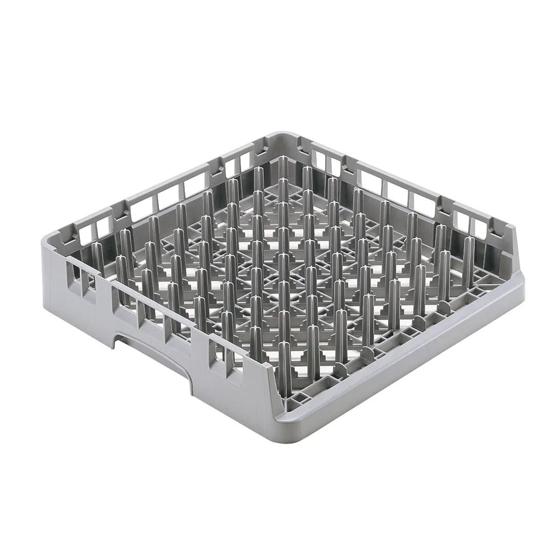 Cambro OETR314151 Camrack Open End Tray Rack, 19-3/4" x 19-3/4" x 4", Soft Gray, NSF, 3-1/4" Max Height, Trays 15" x 20" or Larger