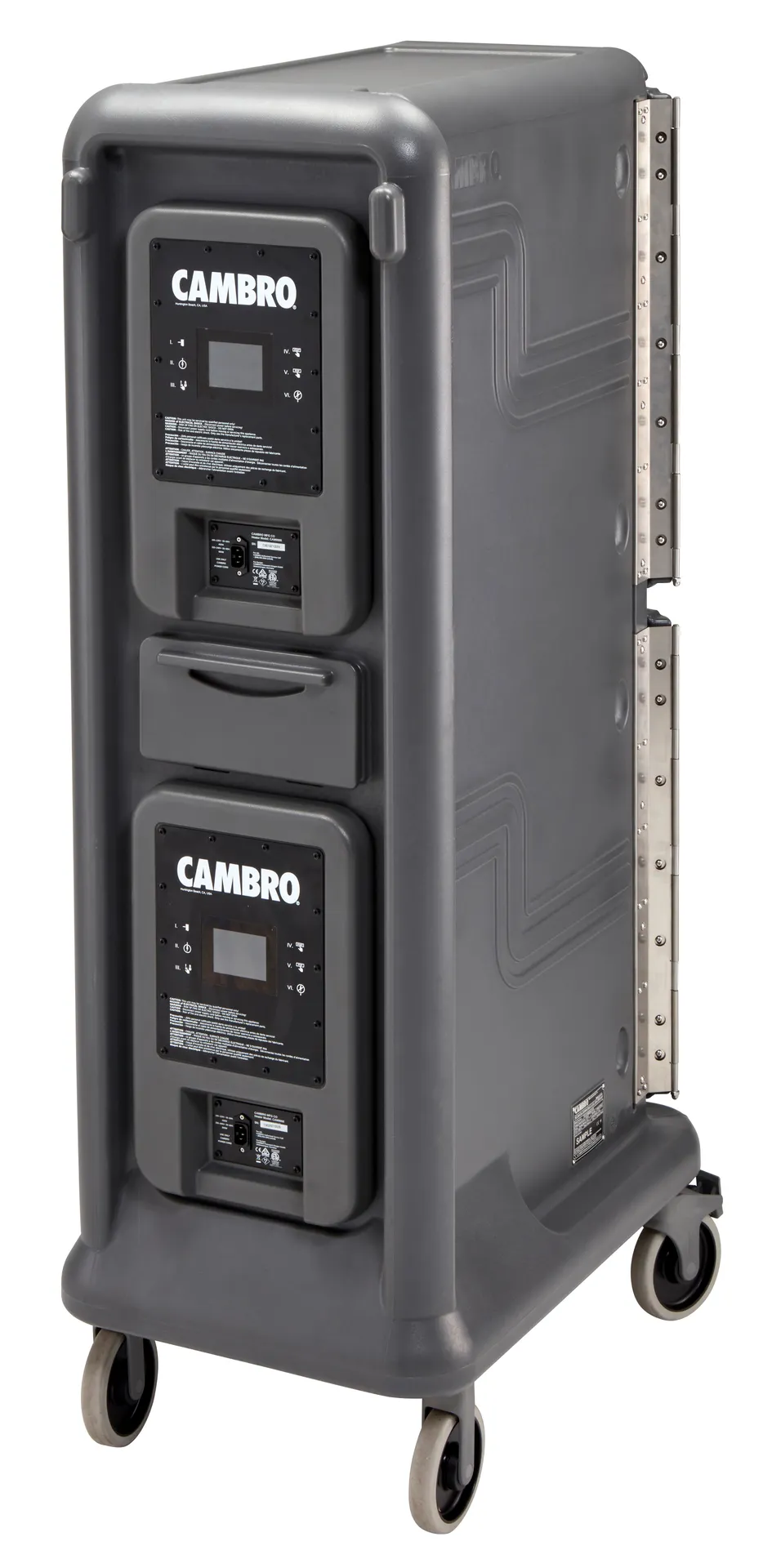 Cambro PCU1000HH615 Pro Cart Ultra™ Hot Food Pan Carrier w/ 2 Active Hot Compartments