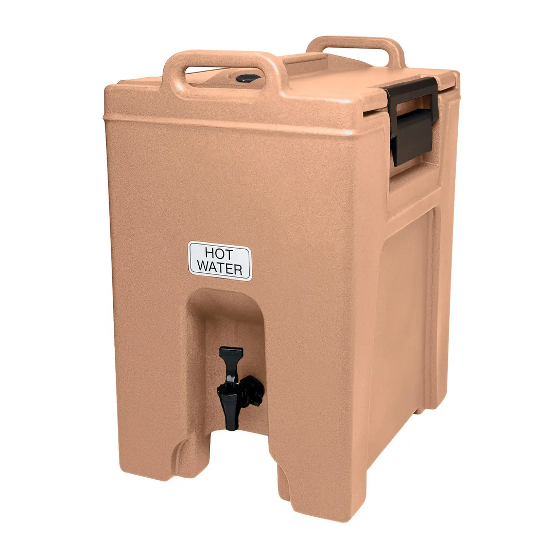 Cambro UC1000157 Insulated Beverage Dispenser, 10-1/2 Gal, 16" W x 20" D x 25" H, Beige, NSF