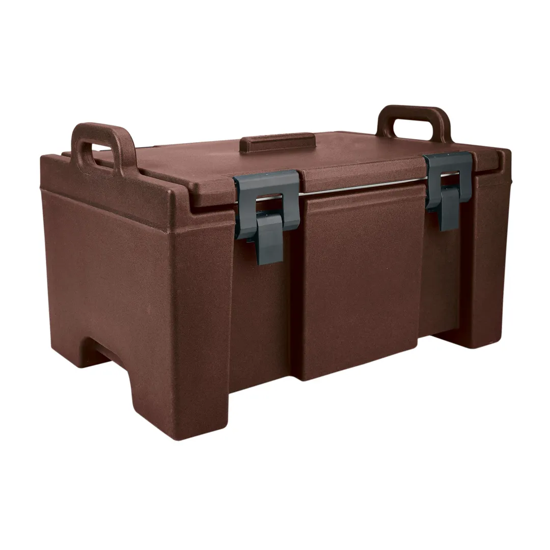 Cambro UPC100131 Ultra Pan Carriers® Top Loading 8" Deep Insulated Food Pan Carrier - Dark Brown