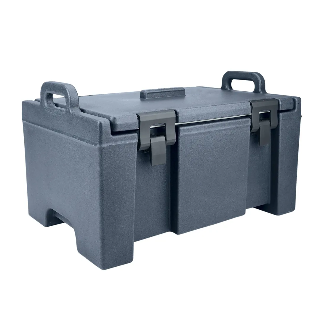 Cambro UPC100191 Ultra Pan Carriers® Top Loading 8" Deep Insulated Food Pan Carrier - Granite Gray