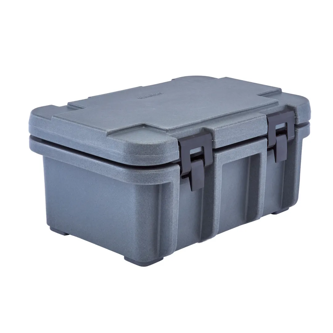 Cambro UPC180191 Ultra Pan Carriers® Top Loading 8" Deep Insulated Food Pan Carrier - Granite Gray