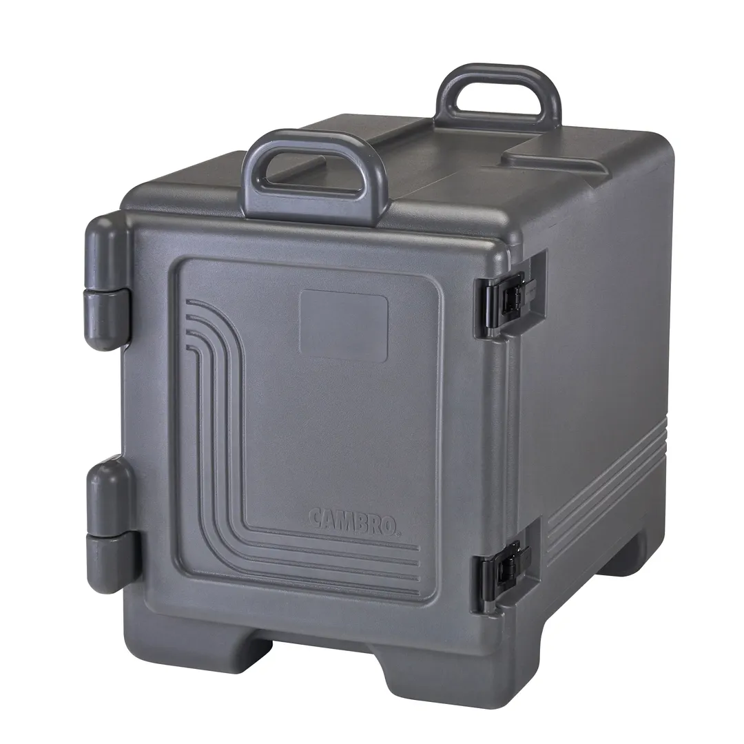 Cambro UPC300615 Ultra Pan Carrier® Insulated Food Pan Carrier, Charcoal Gray, Front Loading, (4) Pan Capacity