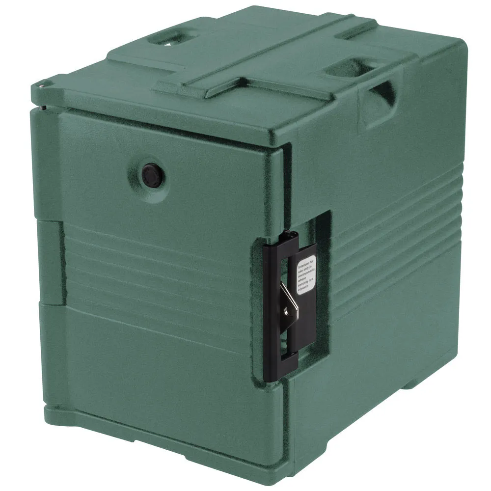 Cambro UPC400SP192 Ultra Pan Carrier® Front Loading Insulated Food Pan Carrier w/ 6 Pan Capacity, Granite Green