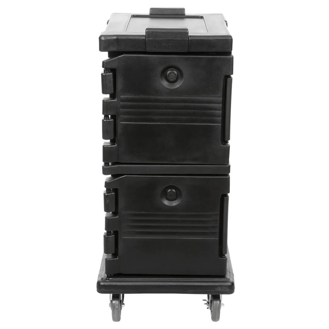 Cambro UPC600110 Ultra Camcart® Black Insulated Food Pan Carrier w/ 8 Pan Capacity