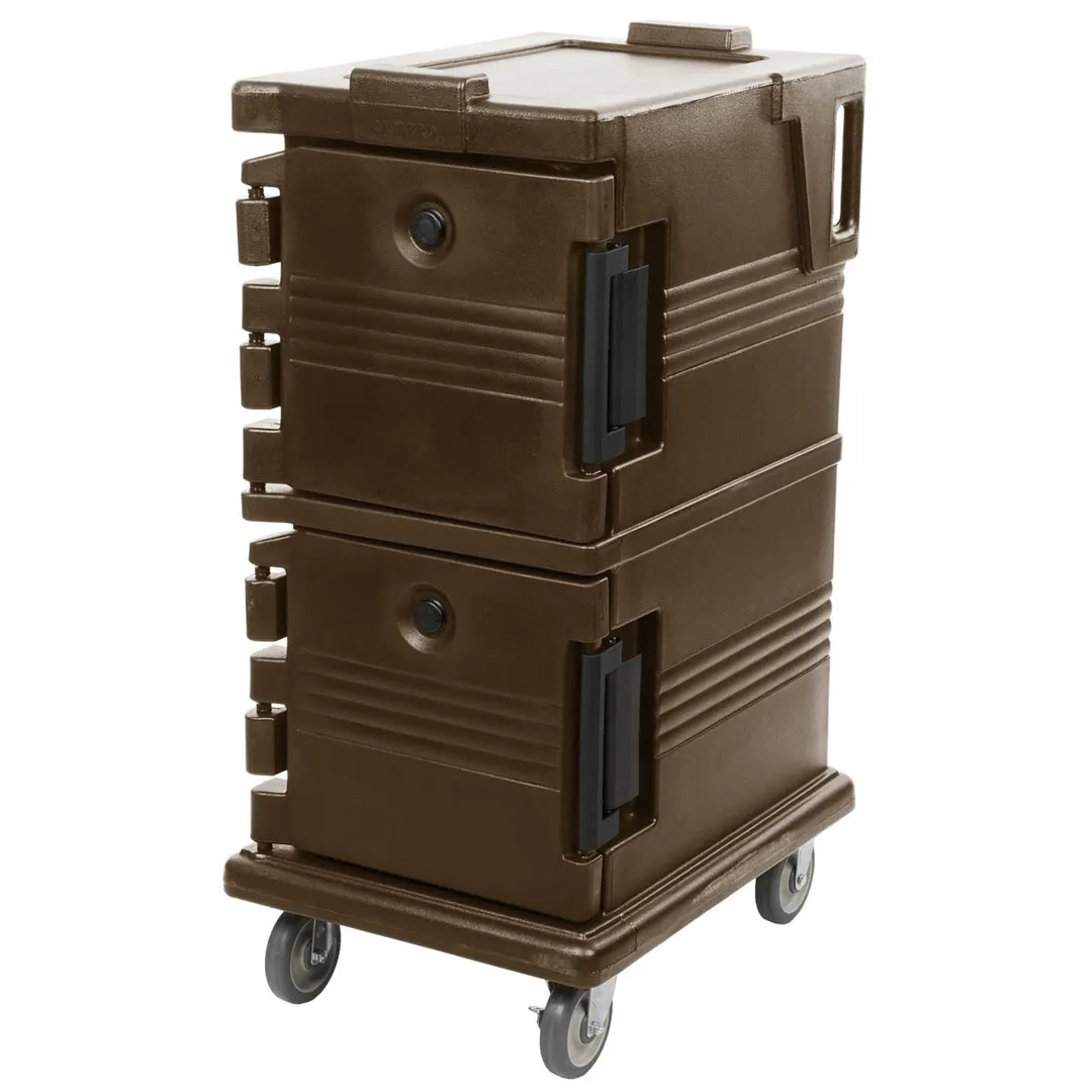 Cambro UPC600110 Ultra Camcart® Black Insulated Food Pan Carrier w/ 8 Pan Capacity