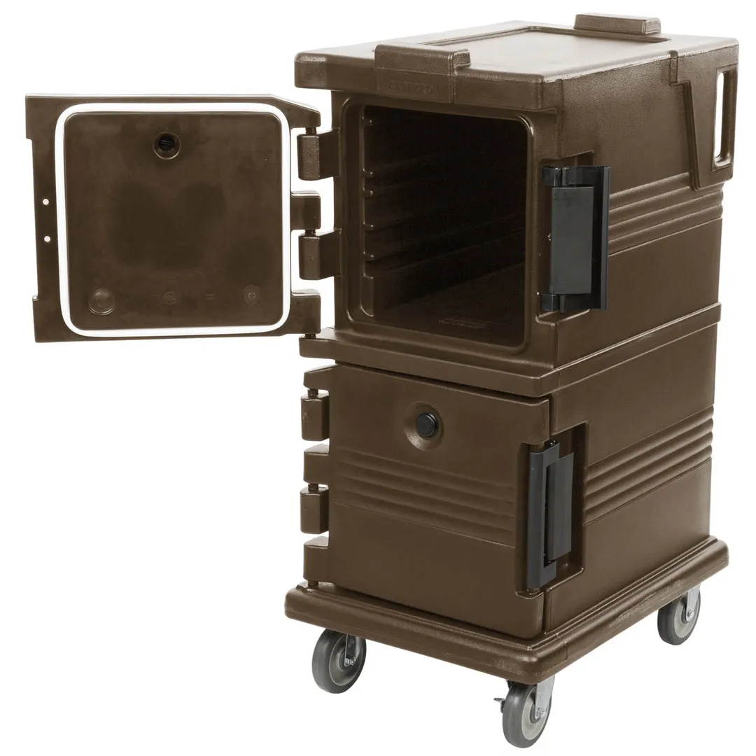 Cambro UPC600110 Ultra Camcart® Black Insulated Food Pan Carrier w/ 8 Pan Capacity