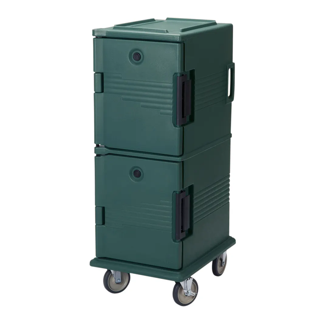 Cambro UPC800192 Ultra Camcart® Front Loading Granite Green Insulated Food Pan Carrier 