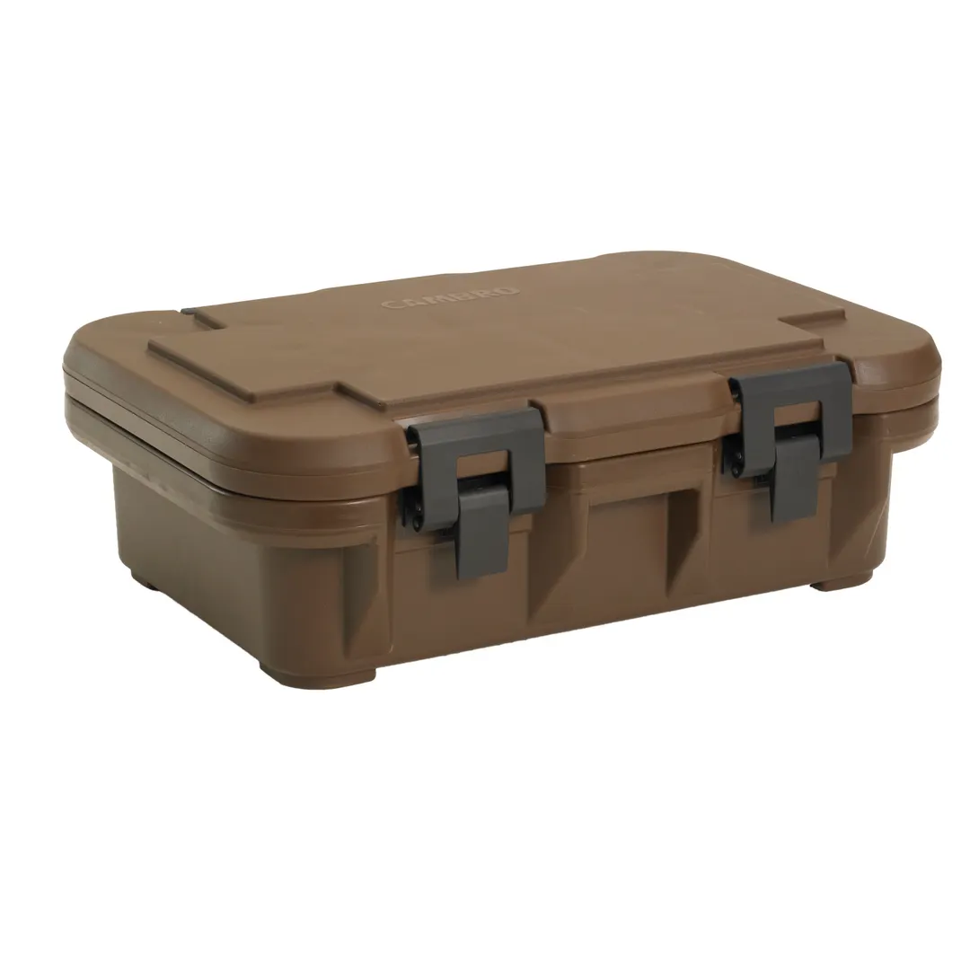 Cambro UPCS140131 S-Series Ultra Pan Carriers® Top Loading 4" Deep Insulated Food Pan Carrier - Dark Brown