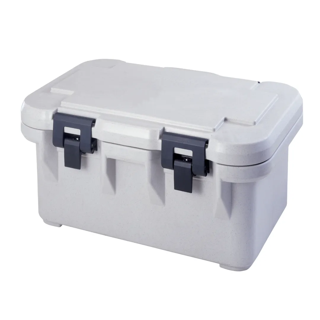 Cambro UPCS180480 S-Series Ultra Pan Carriers® Top Loading 8" Deep Insulated Food Pan Carrier - Speckled Gray