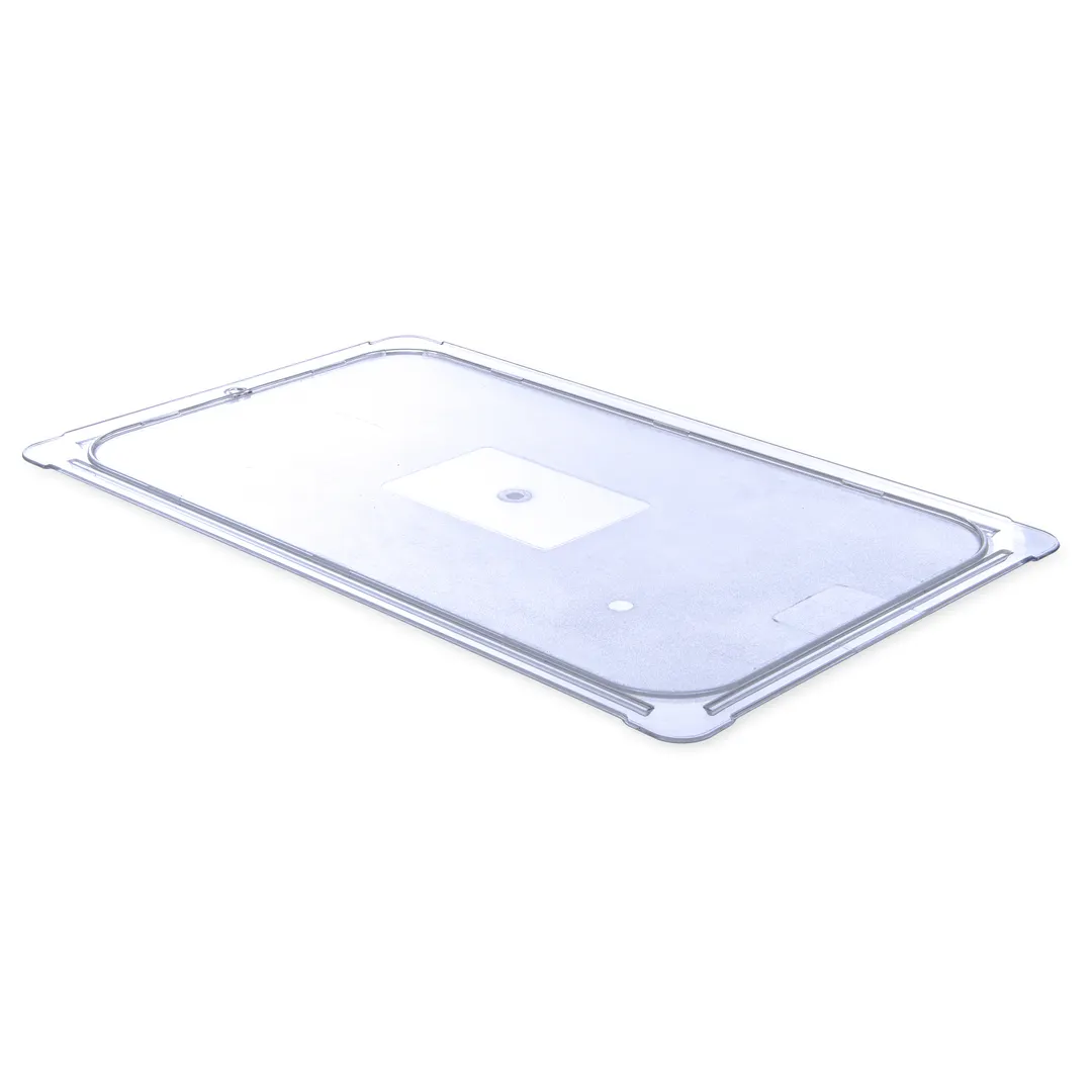 Carlisle 10216U07 StorPlus Polycarbonate Food Pan Lid, 1/1, Non-Slip, Dishwasher Safe, NSF, USA