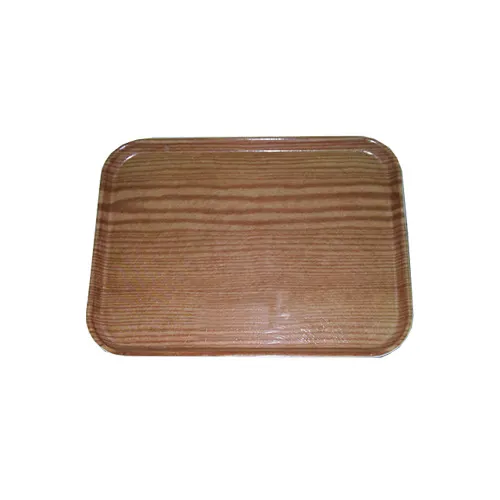 Carlisle 2618WFGQ094 Glasteel Bakery Tray, 25-5/8" x 17-7/8" x 1-1/4", Fiberglass, Wood Grain, NSF