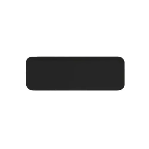 Carlisle 269FG004 - Black Fiberglass Bakery Display Tray, 8-3/4" x 25-1/2", NSF