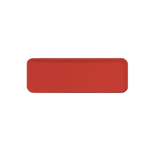 Carlisle 269FG017 - Glasteel Bakery Tray, 8-3/4" x 25-1/2", Red Fiberglass, Dishwasher Safe
