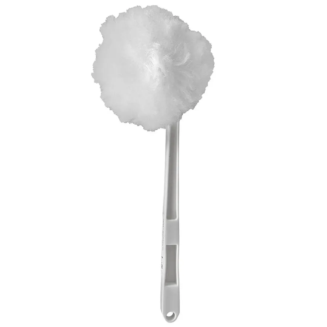 Carlisle 3623802 Toilet Bowl Mop,12" Long Plastic Handle,Polypropylene Head