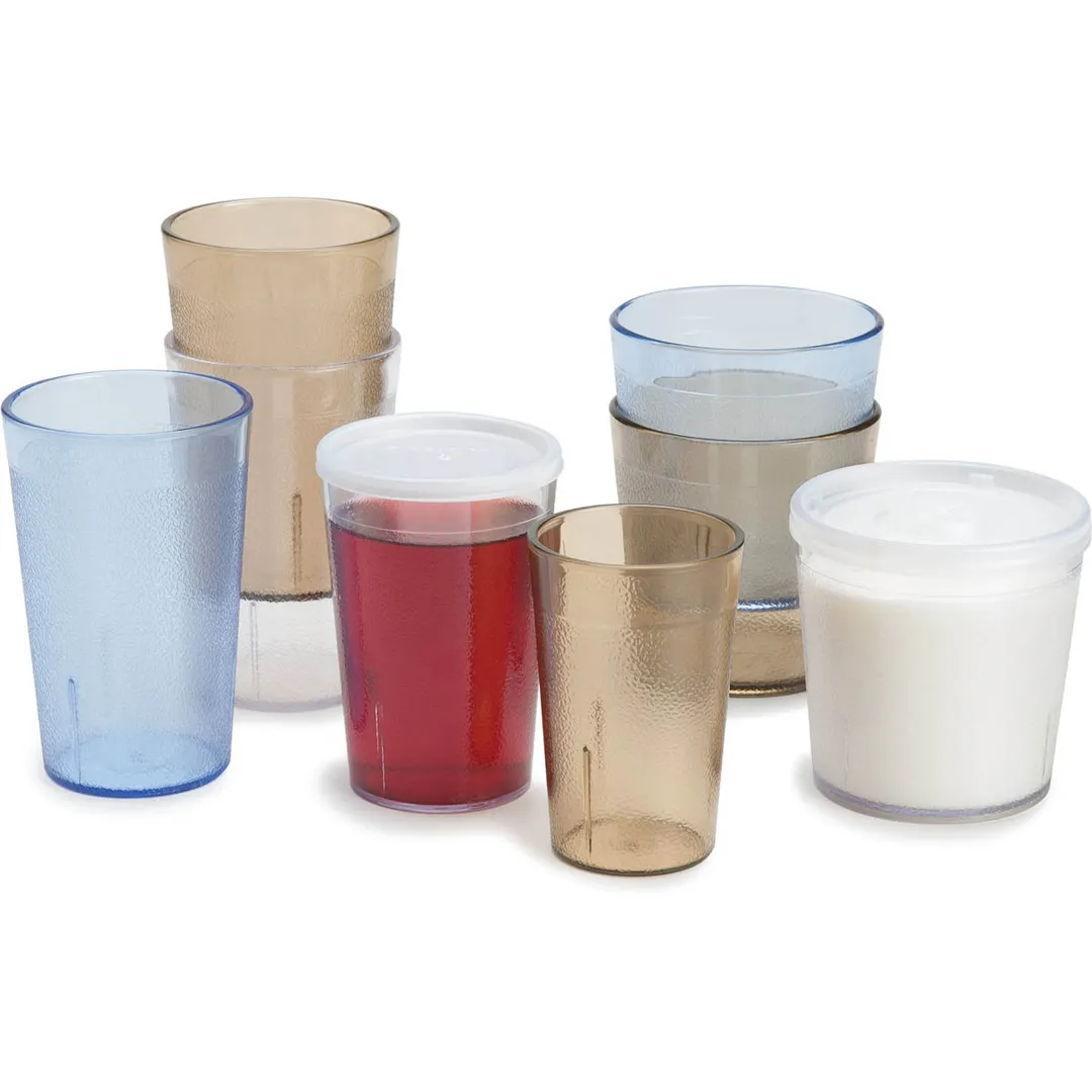Carlisle 5529-8107 Recyclable Stackable Clear Tumbler,Stain/Break/Chip Resistant