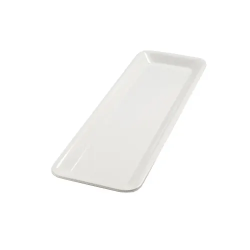 Carlisle 5552637 Balsam Displayware Pan, Half Long, 20-7/8" x 6-3/8" x 1", White, Melamine
