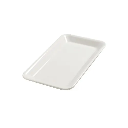 Carlisle 5553837 - White 12-3/4"x6-7/8"x1" Melamine Displayware Pan, Dishwasher Safe, BPA Free